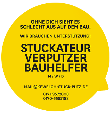 Stellenangebot Stuckateur / Verputzer